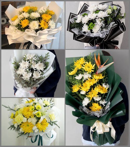 广东梅州市五华县河东镇增塘村白事花束代送